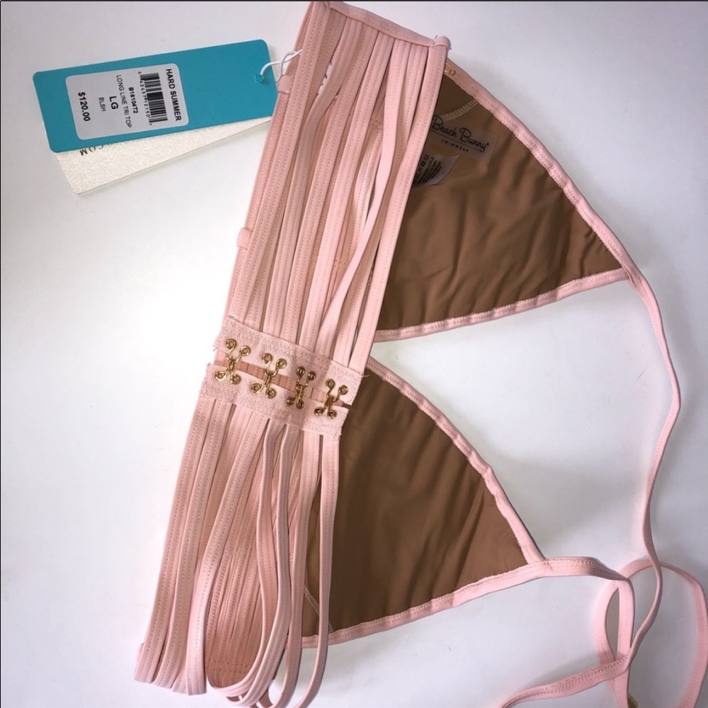Beach Bunny Hard Summer Blush Bikini L